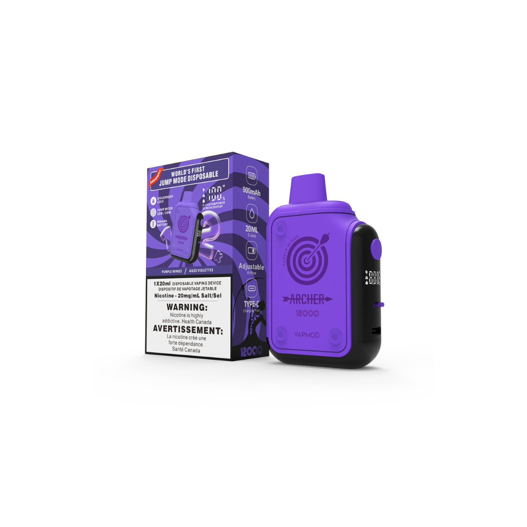 Archer 12K Disposable Vape Purple Wings