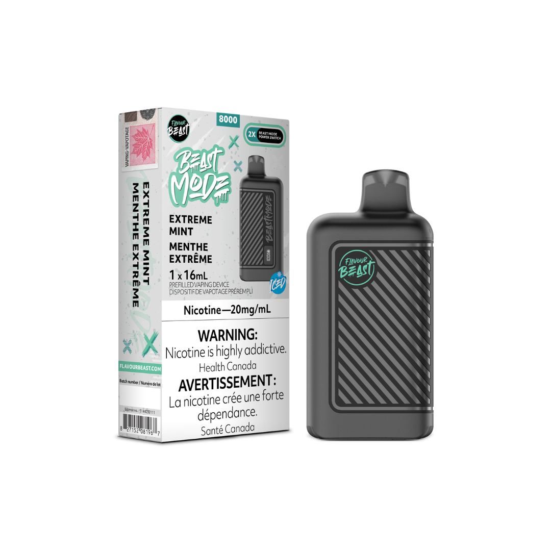 Beast Mode Disposable Vape Extreme Mint 