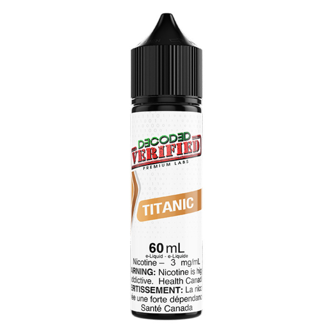 Decoded Titanic Freebase Nicotine Vape Juice