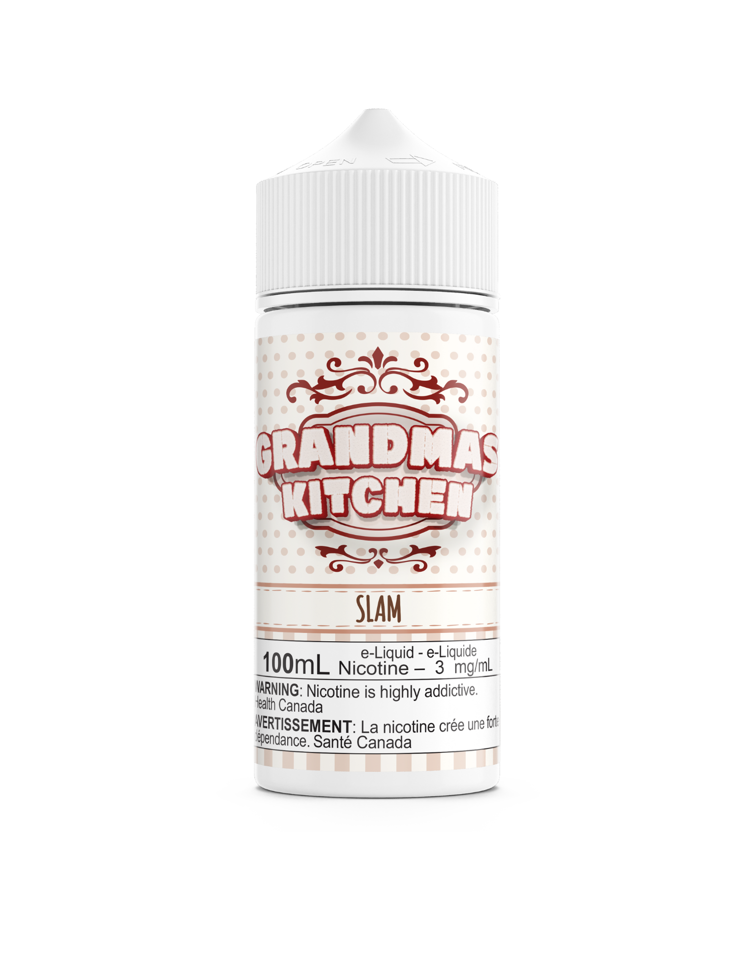 Grandma's Kitchen Slam Freebase Nicotine Vape Juice