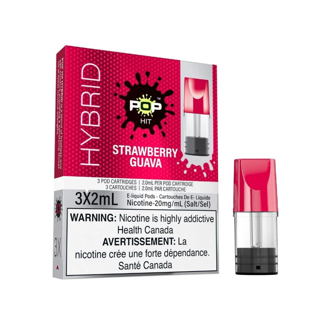 Hybrid Pop Hit Disposable Pod Strawberry Guava