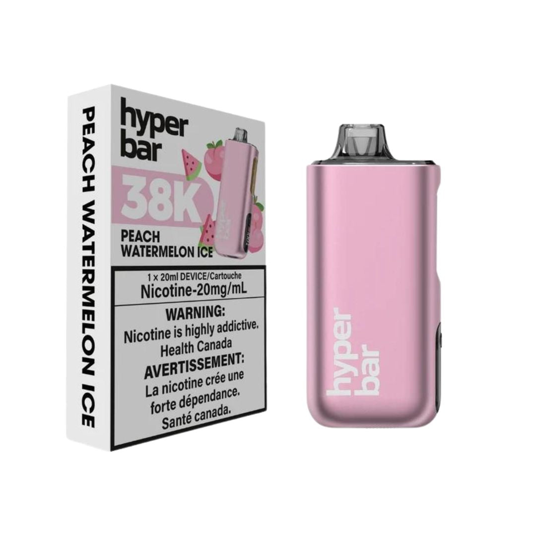 Hyperbar BE38K Disposable Vape Peach Watermelon Ice 