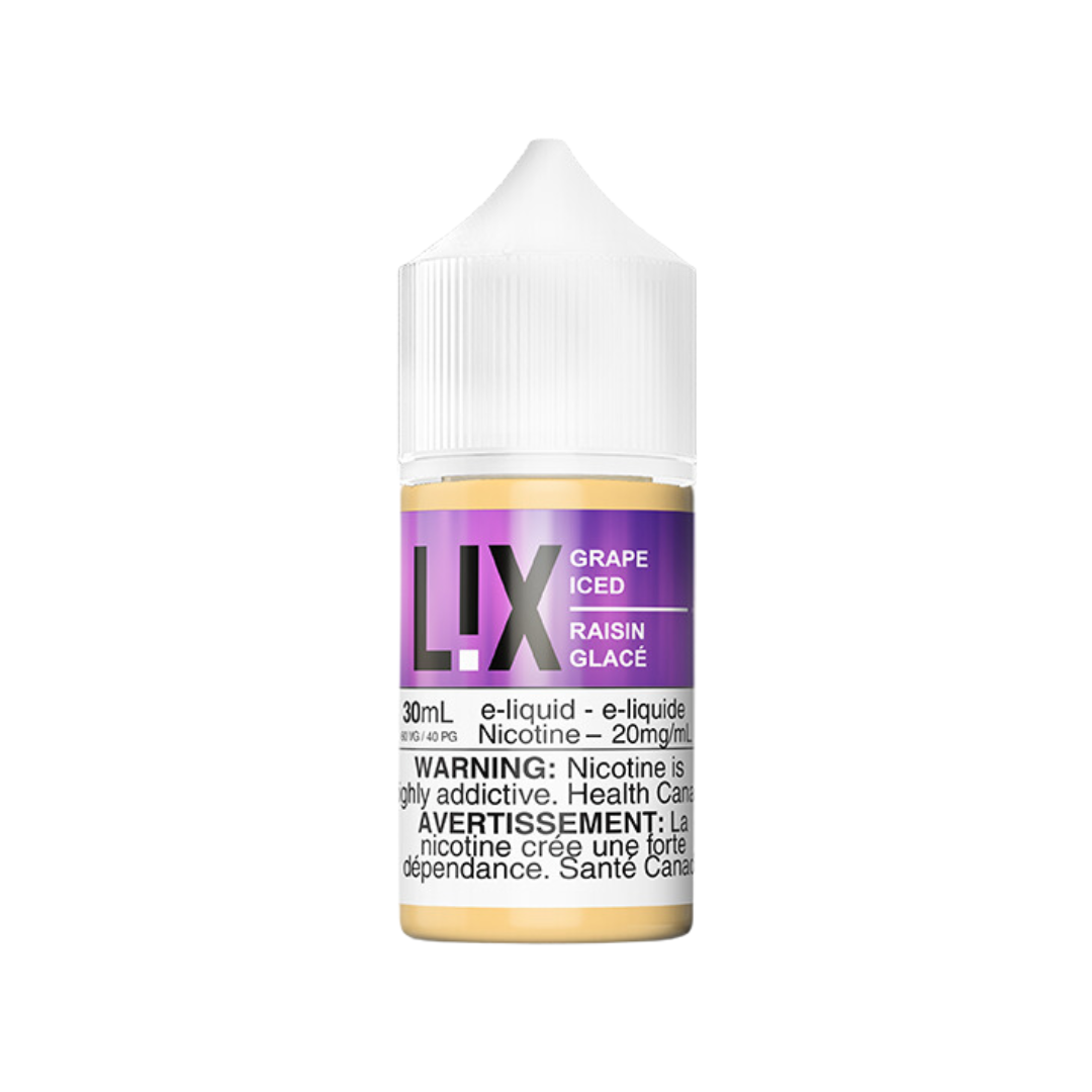 Lix Grape Iced Salt Nicotine Vape Juice 