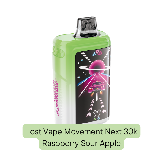 Lost Vape Movement Next 30K Disposable Vape Raspberry Sour Apple