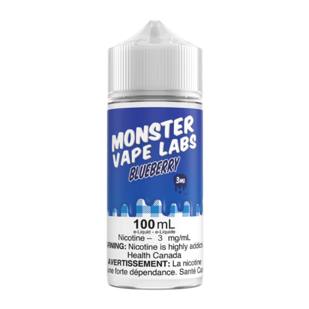 Monster Vape Labs Blueberry Freebase Nicotine Vape Juice