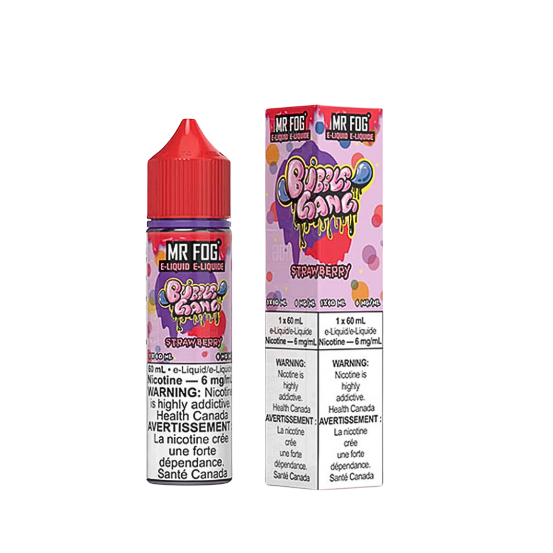 Mr. Fog Freebase Vape Juice - Bubble Gang Strawberry