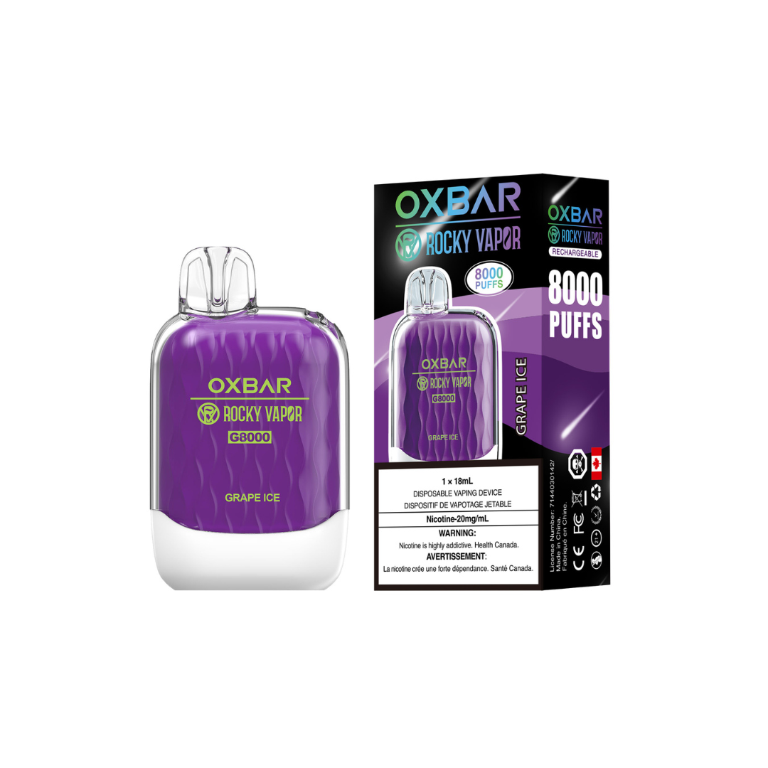 OXBAR G8000 Disposable Vape Grape Ice