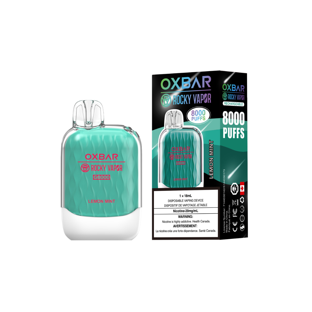 OXBAR G8000 Disposable Vape Lemon Mint