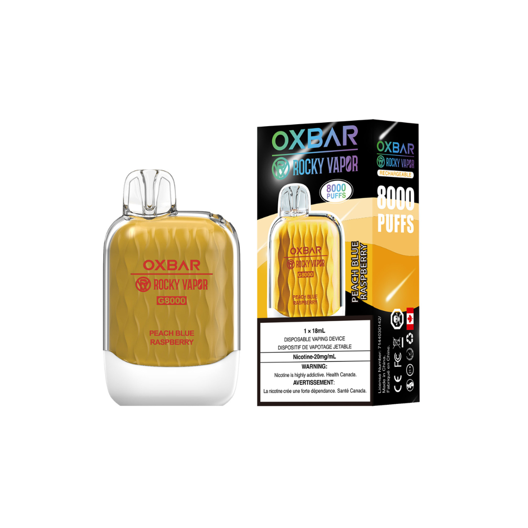 OXBAR G8000 Disposable Vape Peach Blue Raspberry