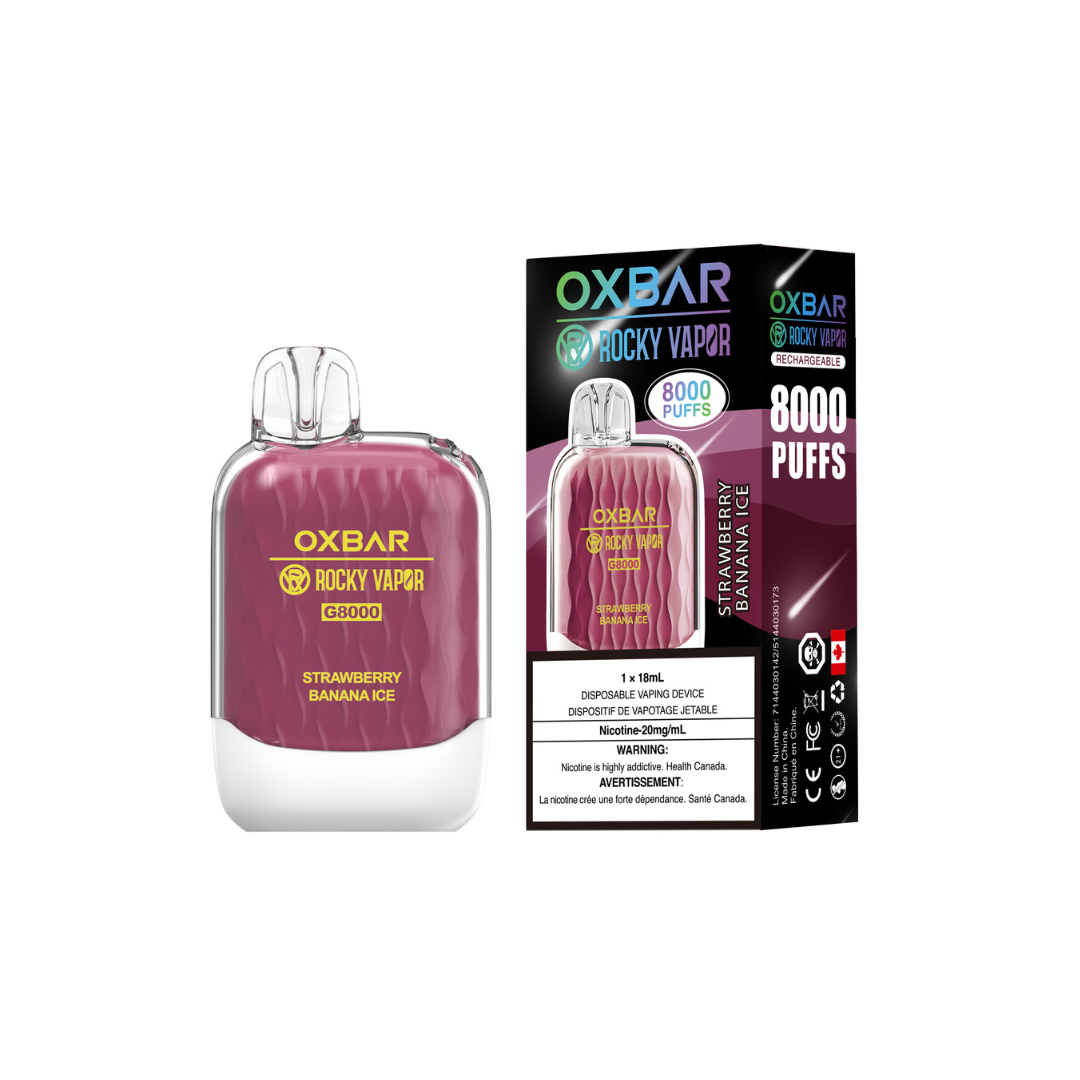 OXBAR G8000 Disposable Vape Strawberry Banana Ice