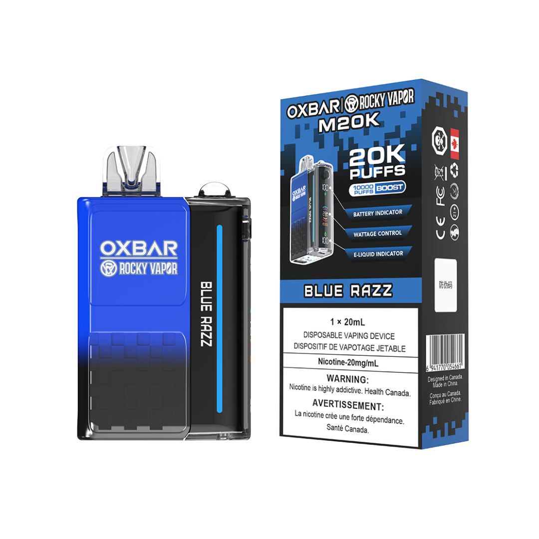 Oxbar M20k Disposable Vape Blue Razz