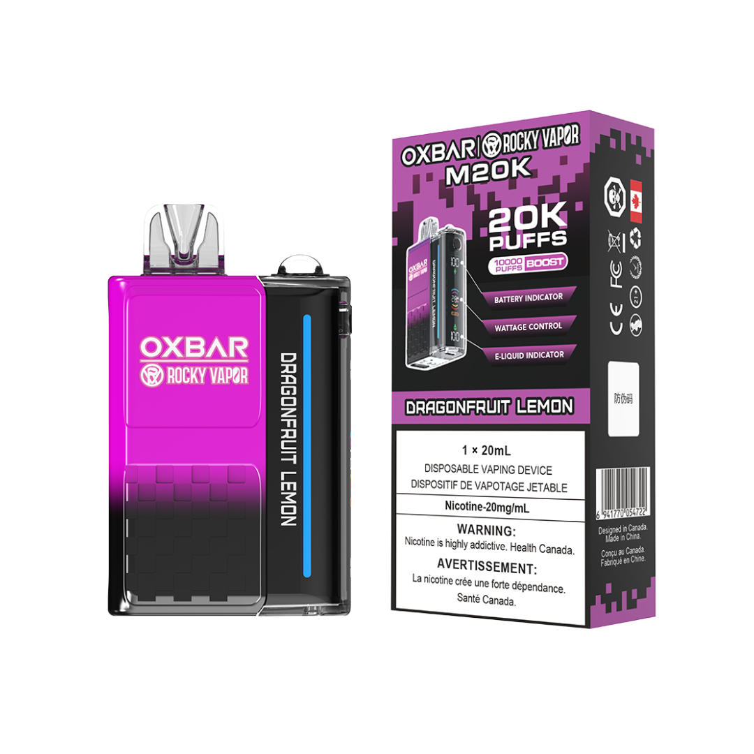 Oxbar M20k Disposable Vape Dragonfruit Lemon 