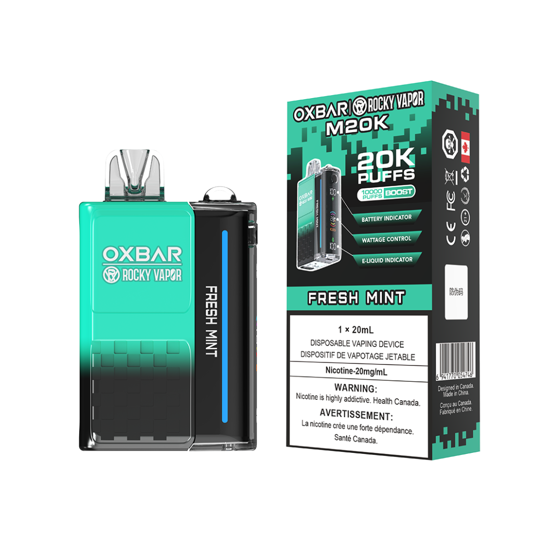 Oxbar M20k Disposable Vape Fresh Mint