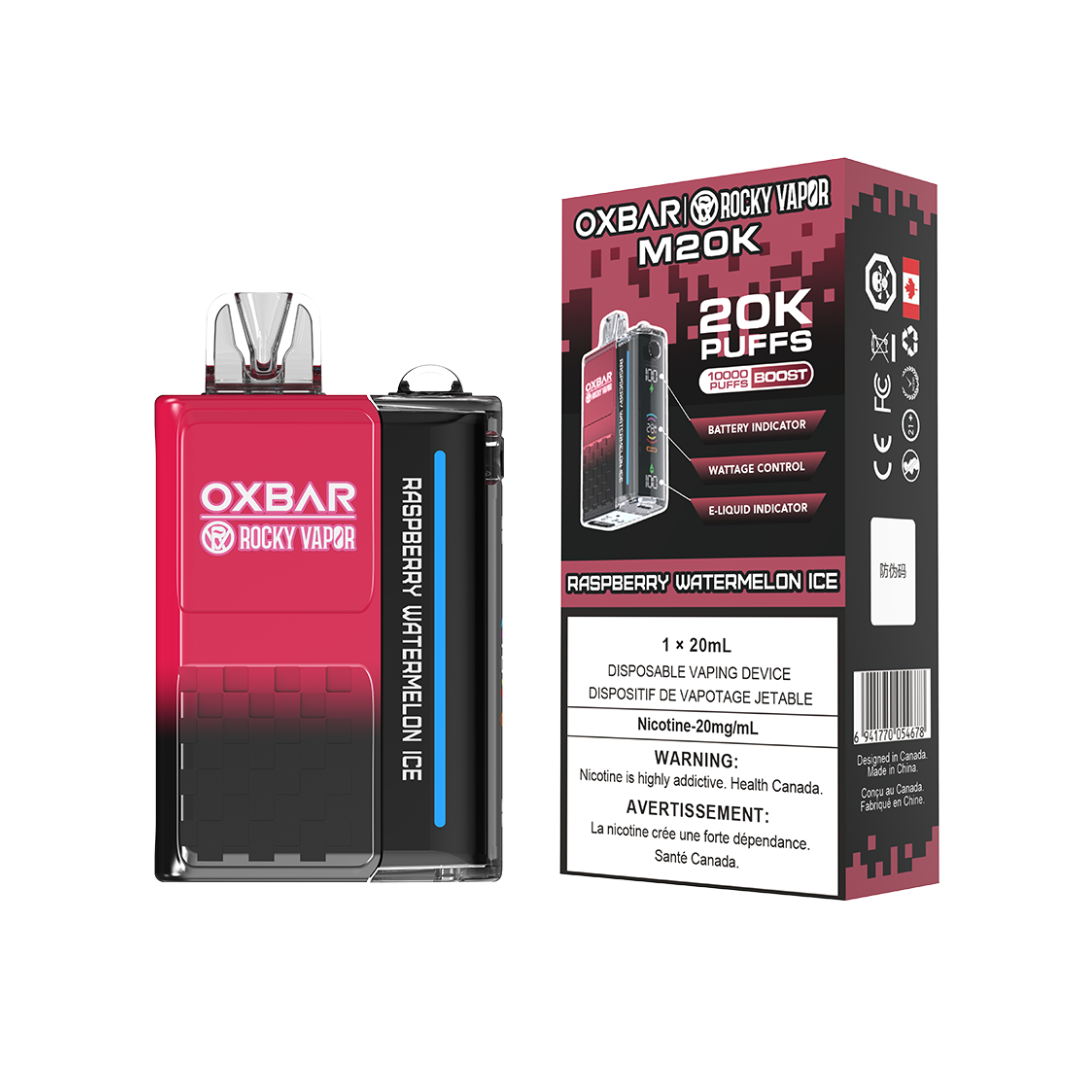 Oxbar M20k Disposable Vape Raspberry Watermelon Ice 