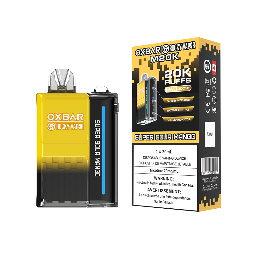 Oxbar M20k Disposable Vape Super Sour Mango 