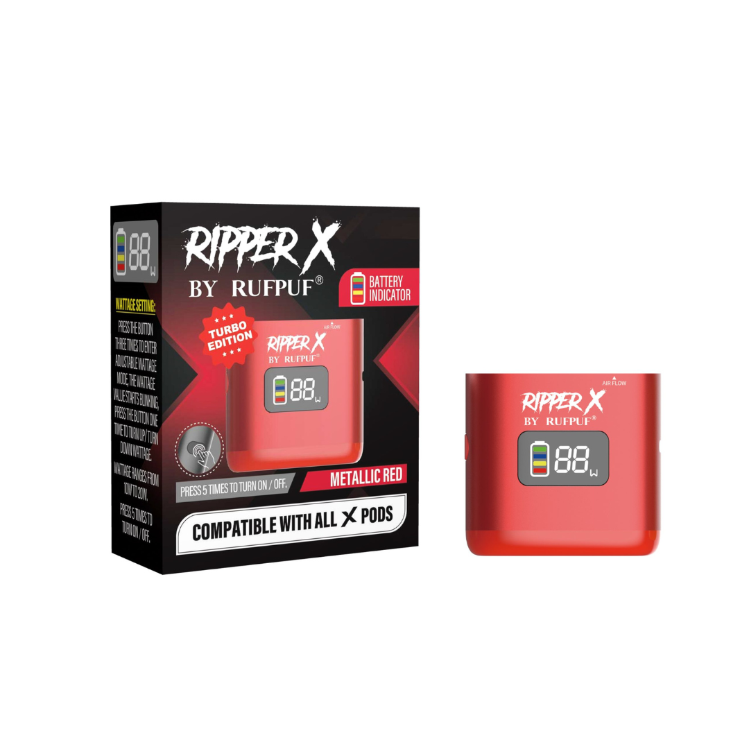 Ripper X Ultra Battery 1000Mah Metallic Red