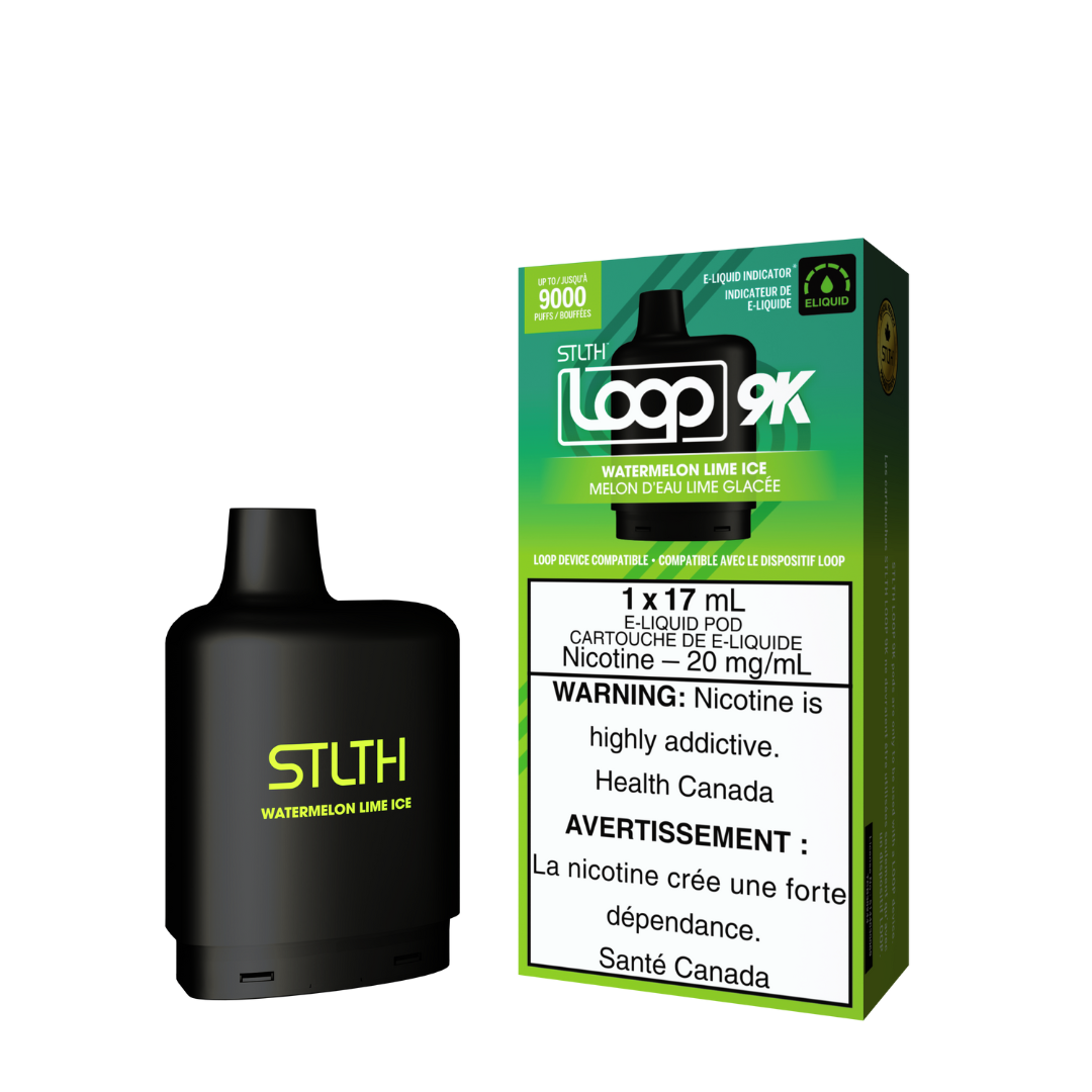 STLTH Loop 9K Pod Watermelon Lime Ice