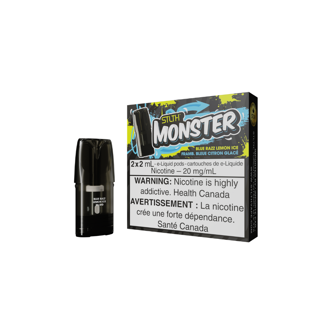 STLTH Monster Pods Blue Lemon Ice