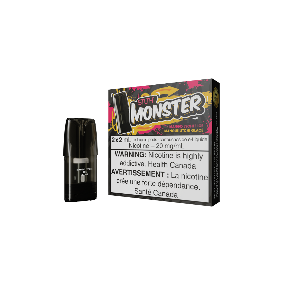 STLTH Monster Pods Mango Lychee Ice