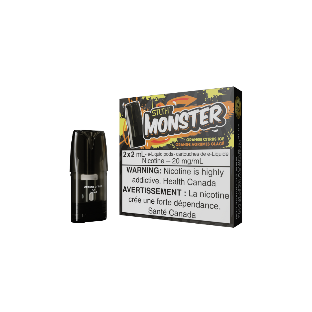 STLTH Monster Pods Orange Citrus Ice