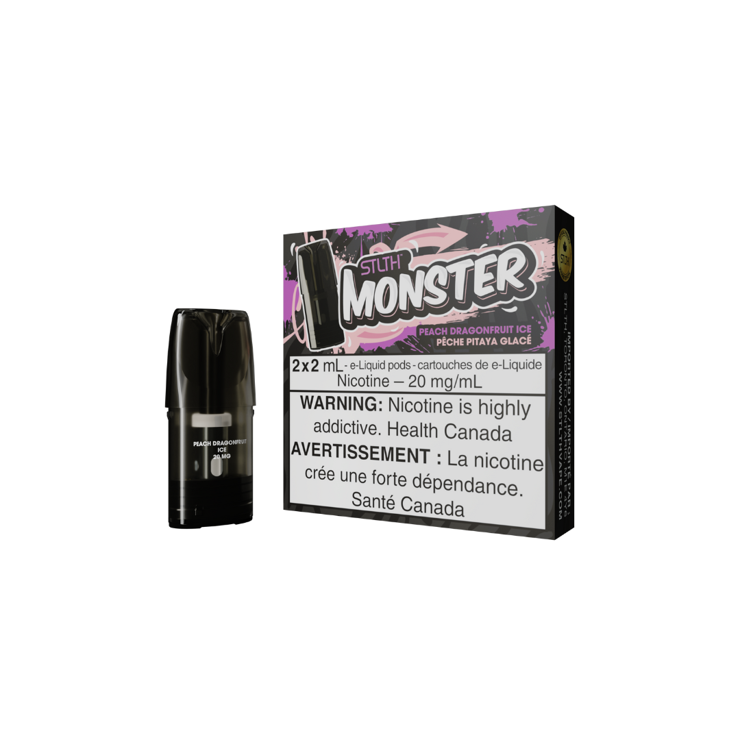 STLTH Monster Pods Peach Dragonfruit Ice