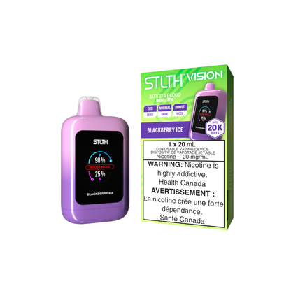 STLTH Vision 20K Disposable Vape Blackberry Ice