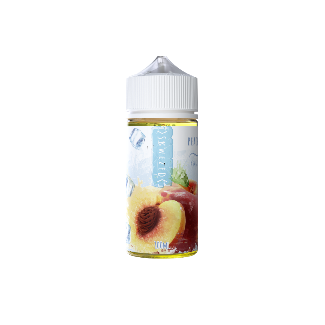 Skwezed Peach Iced Freebase Nicotine Vape Juice