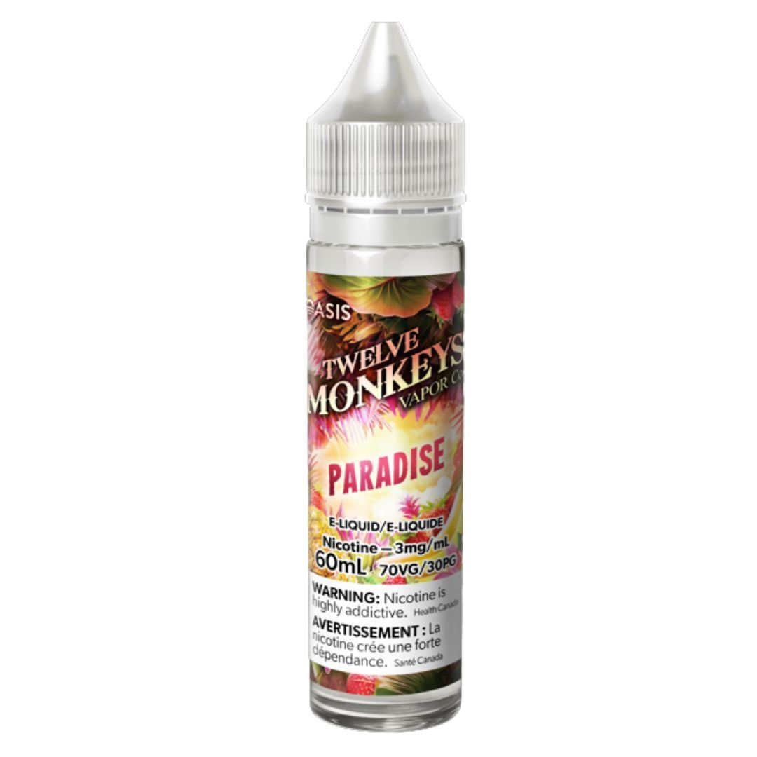 Twelve Monkeys Paradise Freebase Nicotine Vape Juice