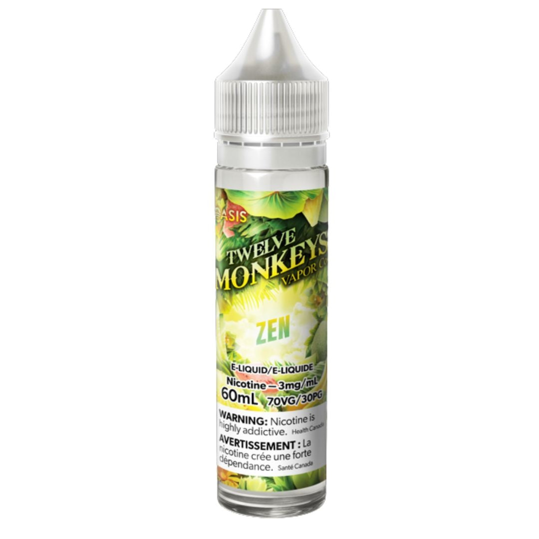 Twelve Monkeys Zen Freebase Nicotine Vape Juice