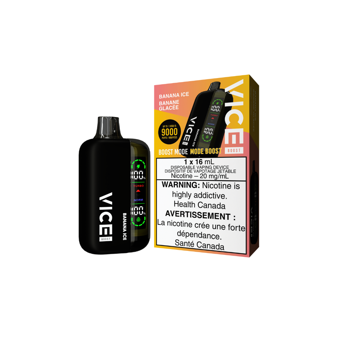 Vice Boost 9K Disposable Vape Banana Ice